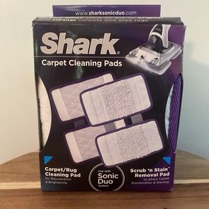 Shark Carpet Cleaning Pads Sonic Duo System Scrub 'n Stain Removal Pad New